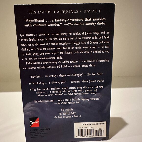 Bundle Item Only!! "The Golden Compass:His Dark Materials" by Philip Pullman - Picture 2 of 9